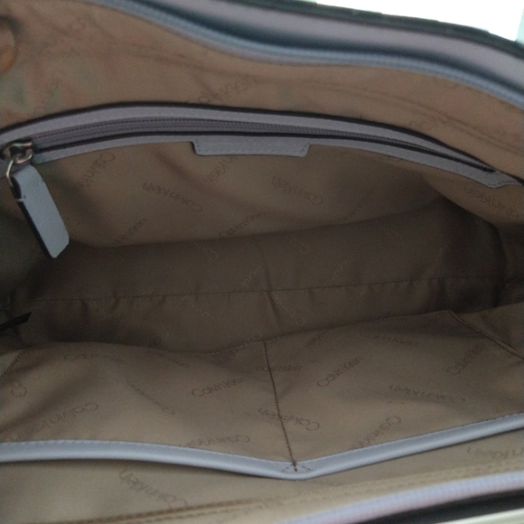 Calvin Klein totbag color blue - Picture 5 of 5